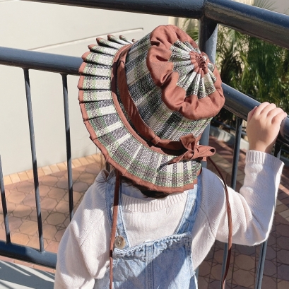 澳洲Lorna murray儿童可折叠编织短帽檐遮阳草帽Lucca | Island Mayfair